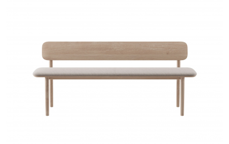 Neva bench with backrest cover